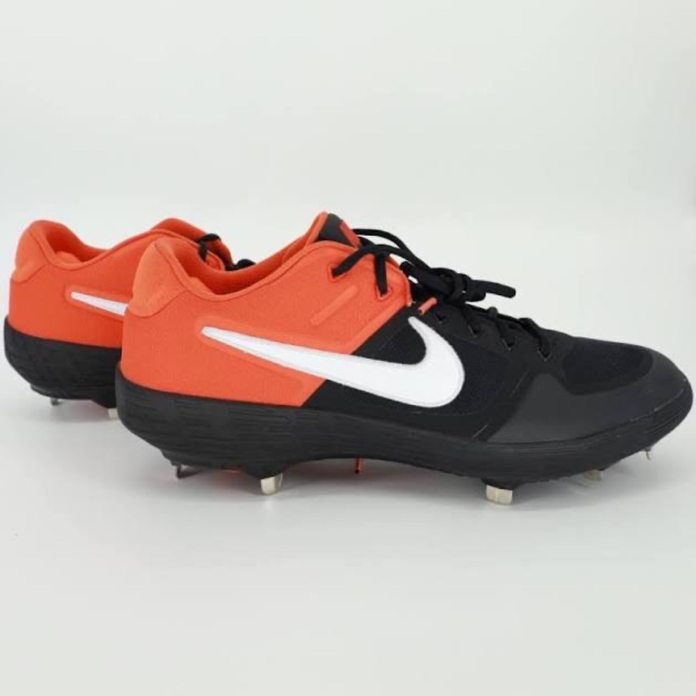 Nike Alpha Huarache Elite‎ 2 Orange/Black/White Baseball Cleats Sz 14